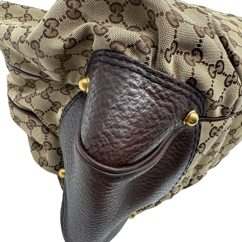 Gucci Schultertasche Jockey Hobo large