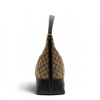 Gucci Schultertasche Lovely Hobo monogram beige – Seitenansicht