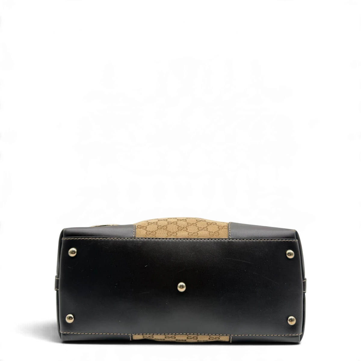 Gucci Schultertasche Lovely Hobo monogram beige – Unterseite