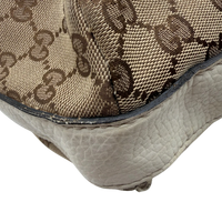 Gucci Schultertasche Marrakech Hobo monogram beige – Ecken im Detail