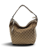 Gucci Schultertasche Marrakech Hobo monogram beige – Gesamtansicht