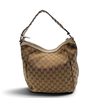 Gucci Schultertasche Marrakech Hobo monogram beige – Gesamtansicht