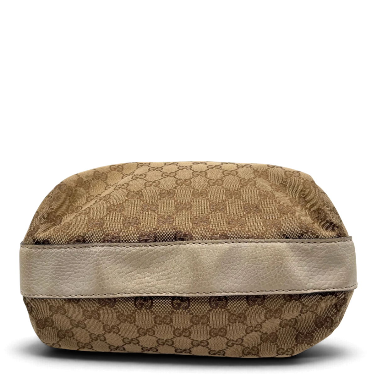 Gucci Schultertasche Marrakech Hobo monogram beige – Unterseite