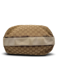 Gucci Schultertasche Marrakech Hobo monogram beige – Unterseite