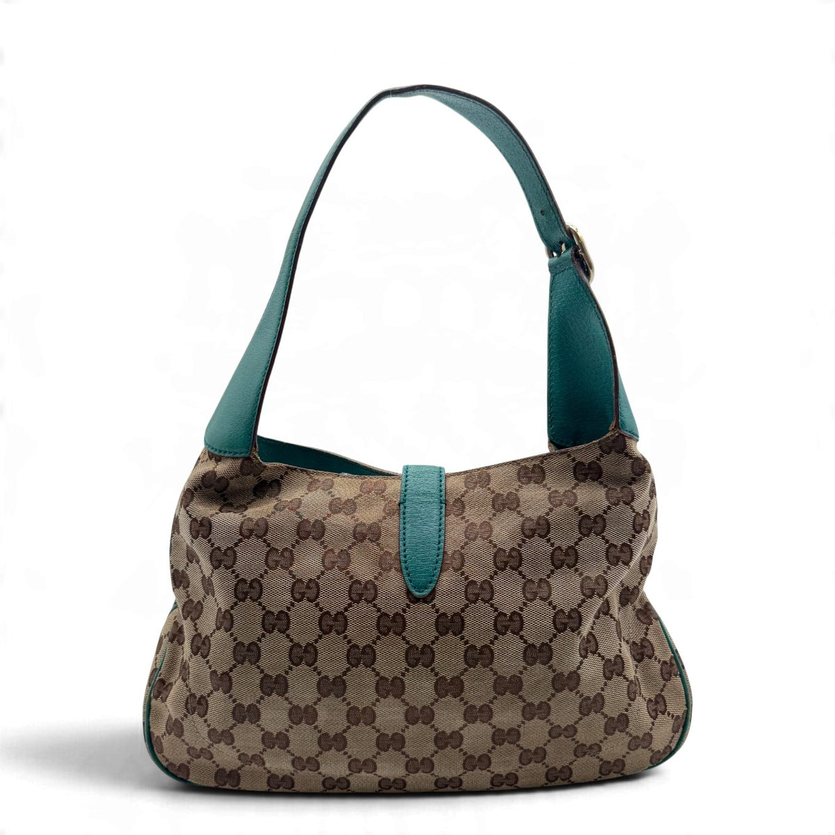 Gucci Schultertasche New Jackie monogram beige – Gesamtansicht