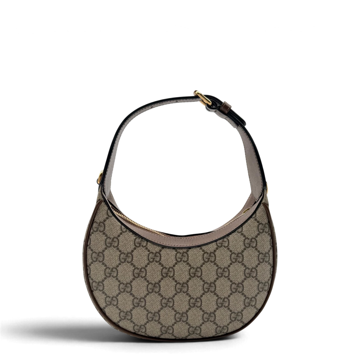 Gucci Schultertasche Ophidia mini Hobo monogram beige