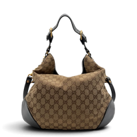 Gucci Schultertasche Patti Hobo monogram beige