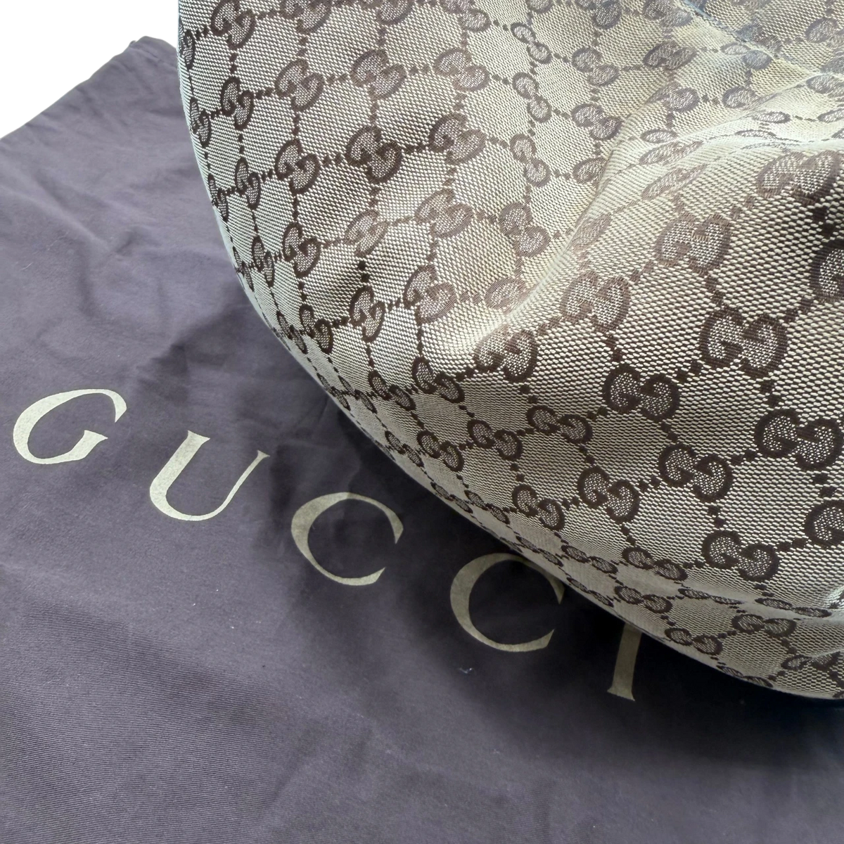 Gucci Schultertasche Patti Hobo monogram beige