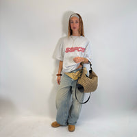 Gucci Schultertasche Patti Hobo monogram beige