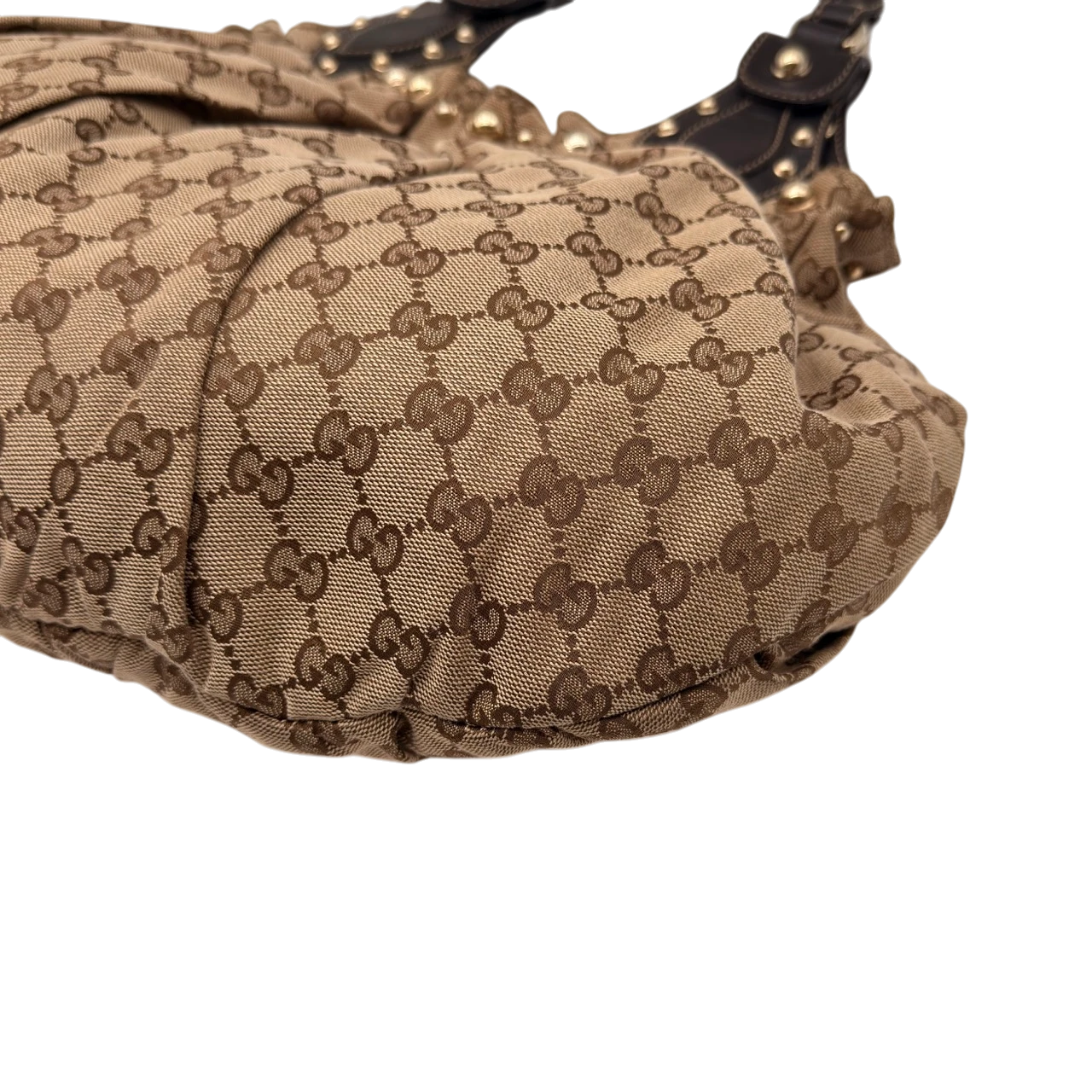 Gucci Schultertasche Pelham Hobo monogram beige