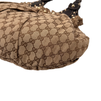 Gucci Schultertasche Pelham Hobo monogram beige
