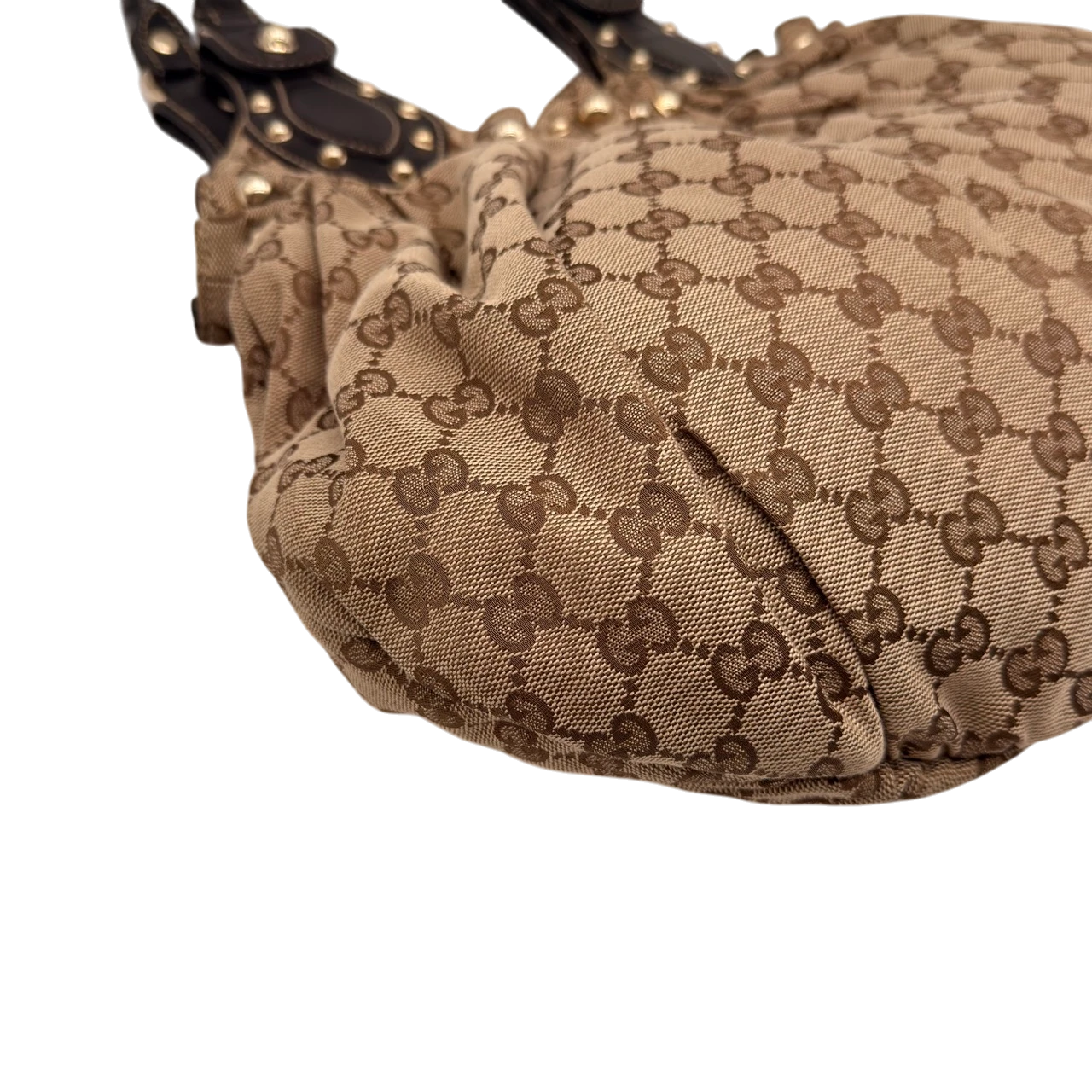 Gucci Schultertasche Pelham Hobo monogram beige