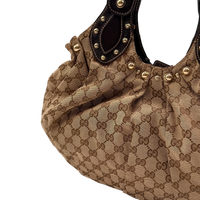 Gucci Schultertasche Pelham Hobo monogram beige