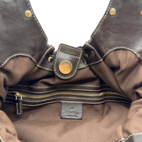 Gucci Schultertasche Pelham Hobo monogram beige