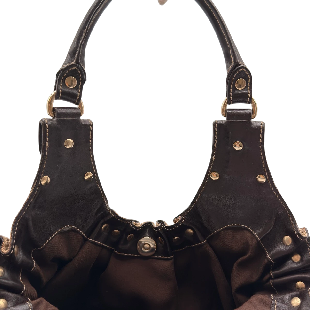 Gucci Schultertasche Pelham Hobo monogram beige
