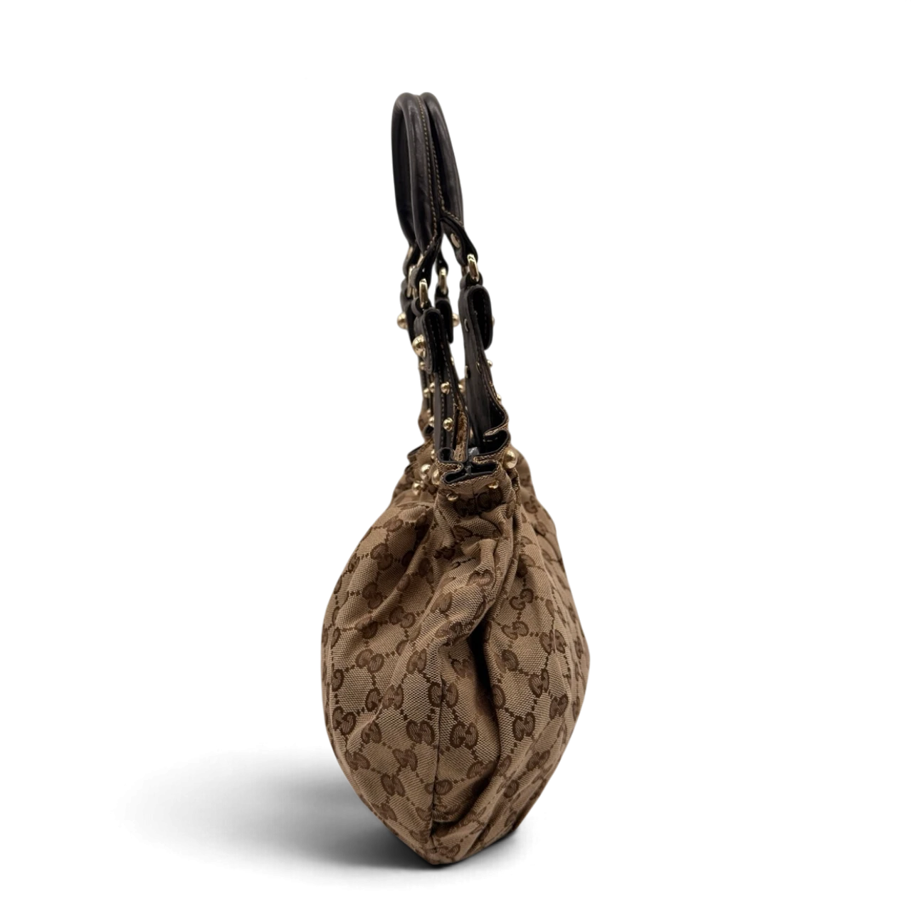 Gucci Schultertasche Pelham Hobo monogram beige