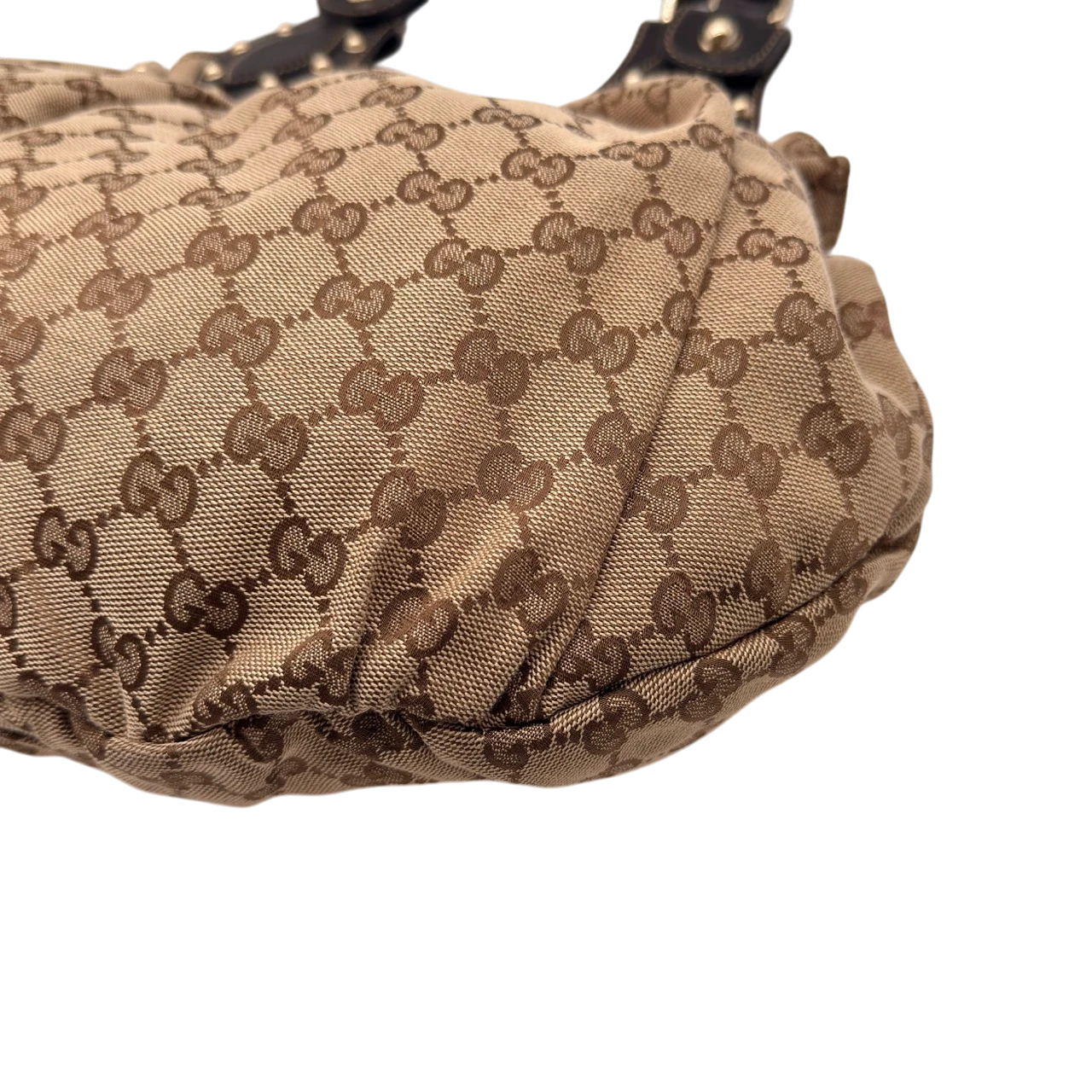 Gucci Schultertasche Pelham Hobo monogram beige