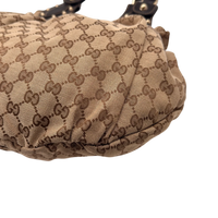 Gucci Schultertasche Pelham Hobo monogram beige
