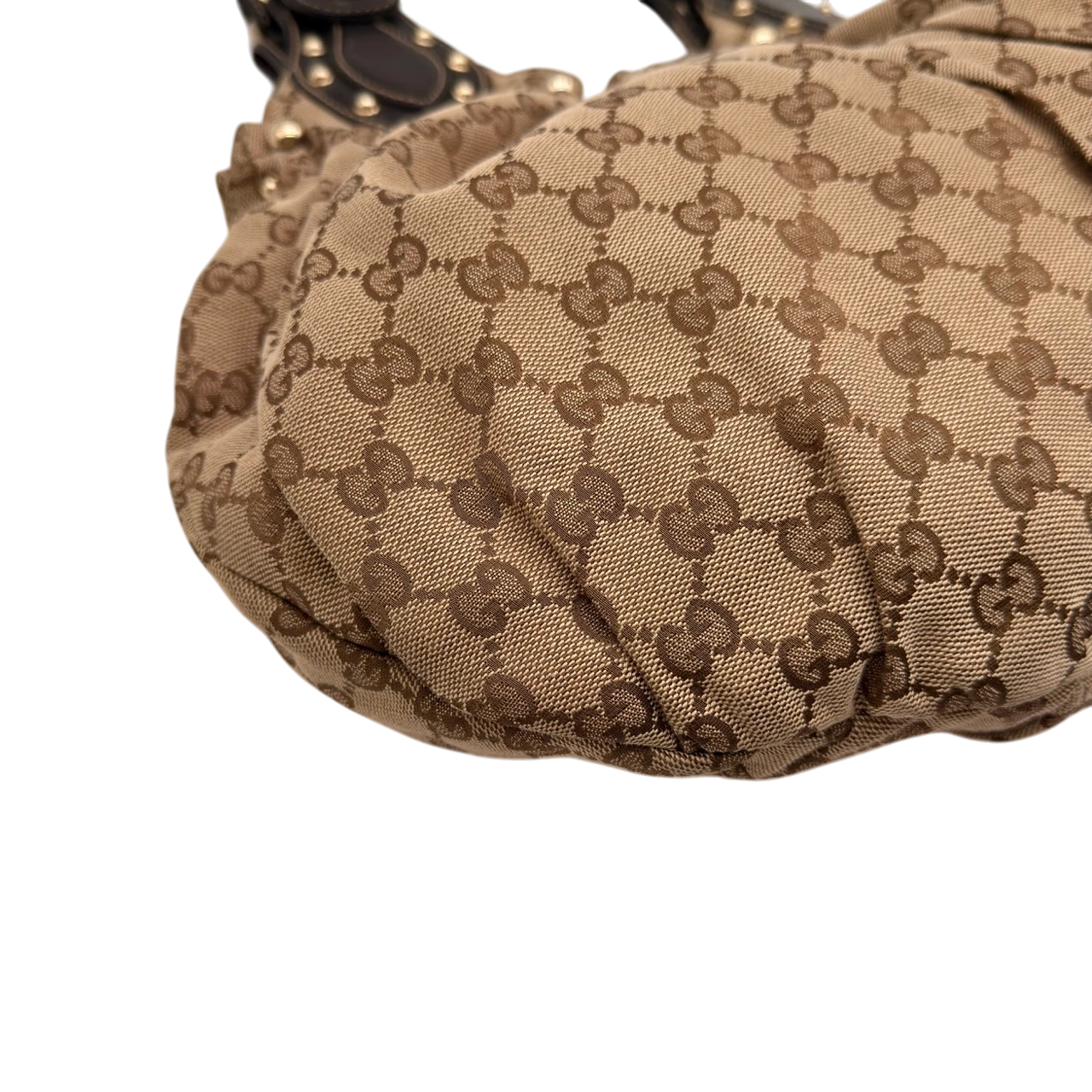 Gucci Schultertasche Pelham Hobo monogram beige