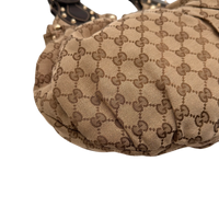 Gucci Schultertasche Pelham Hobo monogram beige