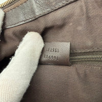 Gucci Schultertasche Sukey One monogram beige