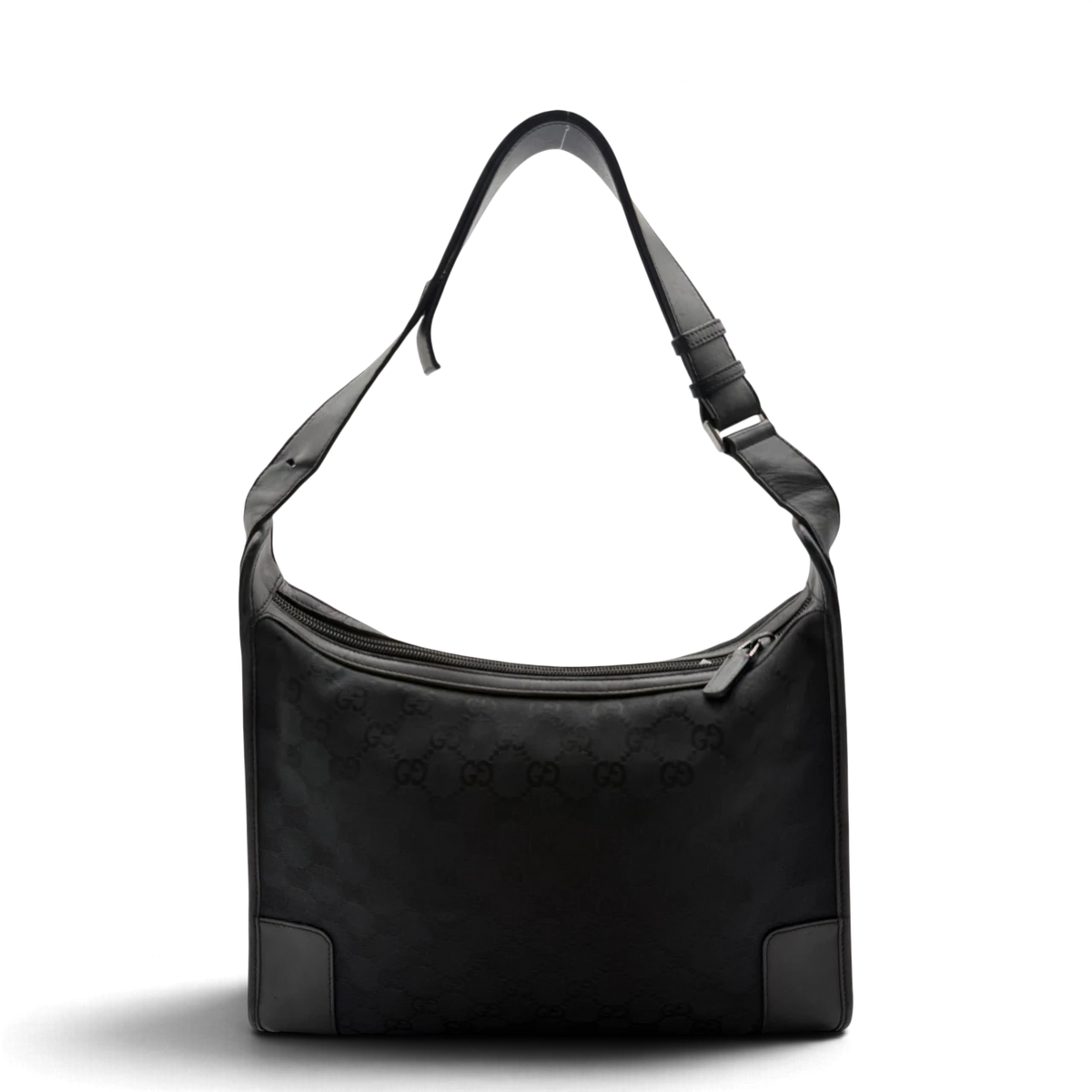 Gucci Schultertasche monogram schwarz – Gesamtansicht