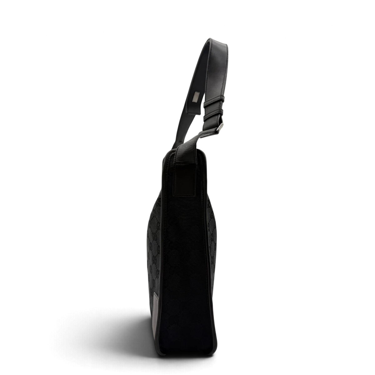 Gucci Schultertasche monogram schwarz – Seitenansicht