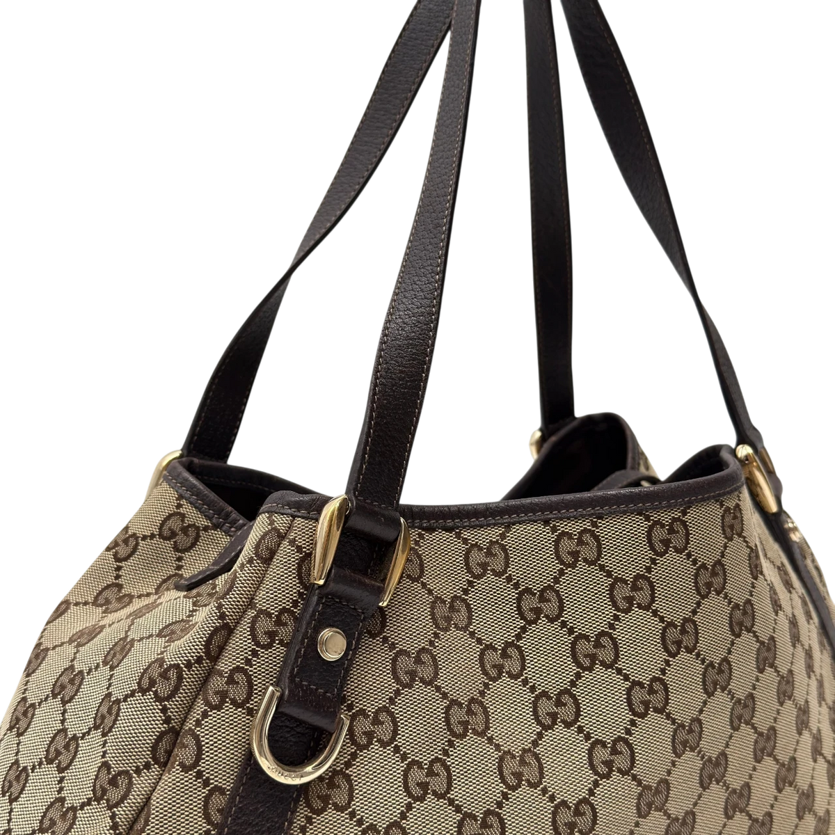 Gucci Shopper Abbey monogram beige – Seitenansicht