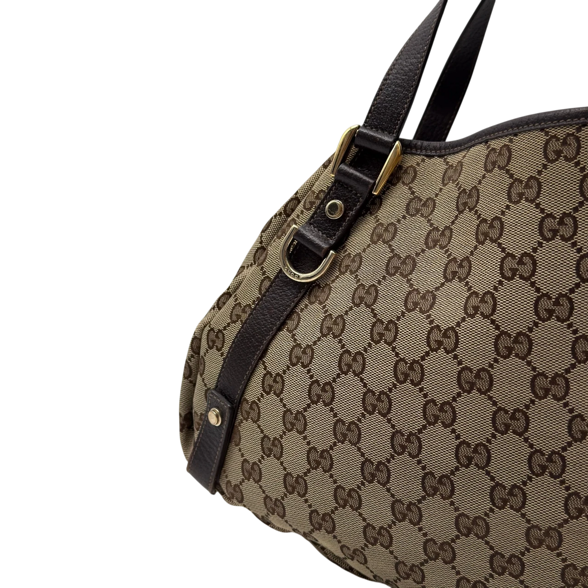 Gucci Shopper Abbey monogram beige – Ecken im Detail