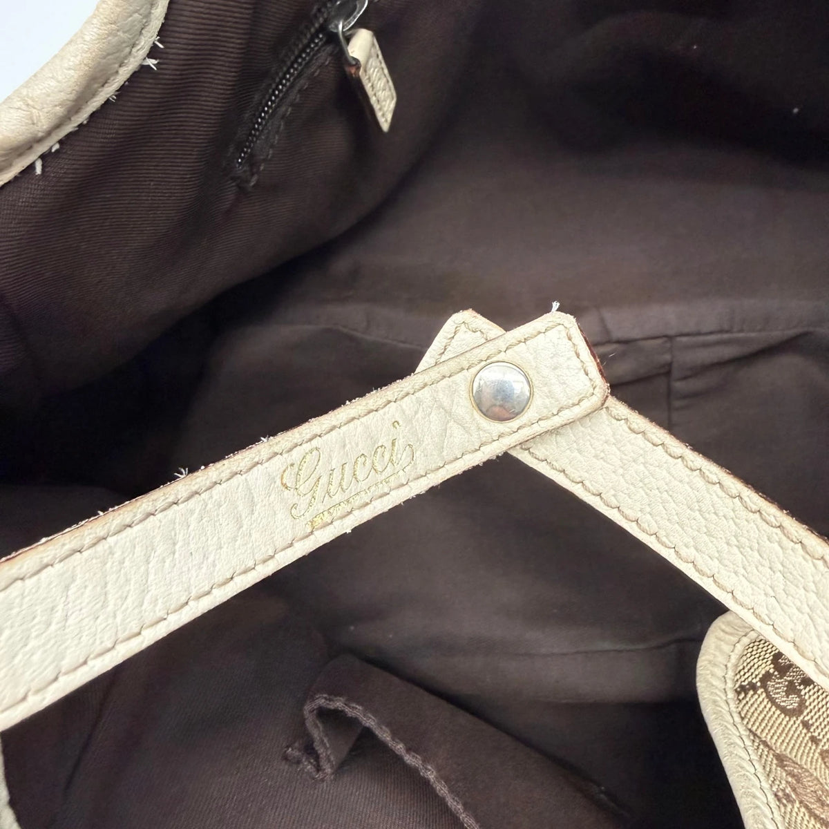 Gucci Shopper Abbey monogram beige