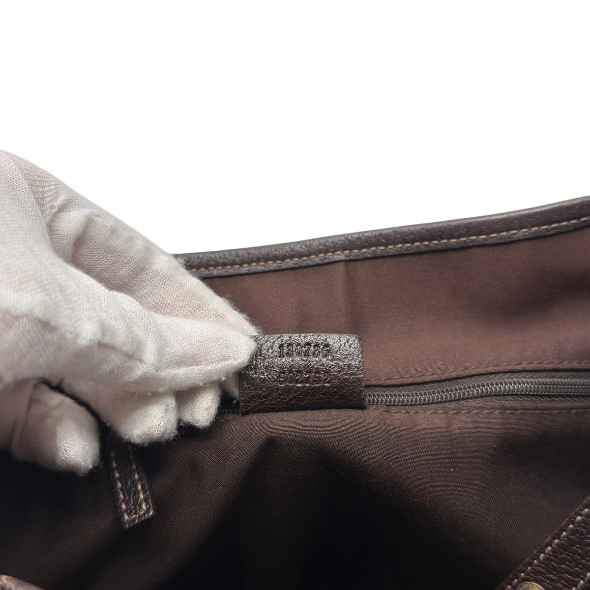 Gucci Shopper Abbey monogram beige – Beschläge im Detail