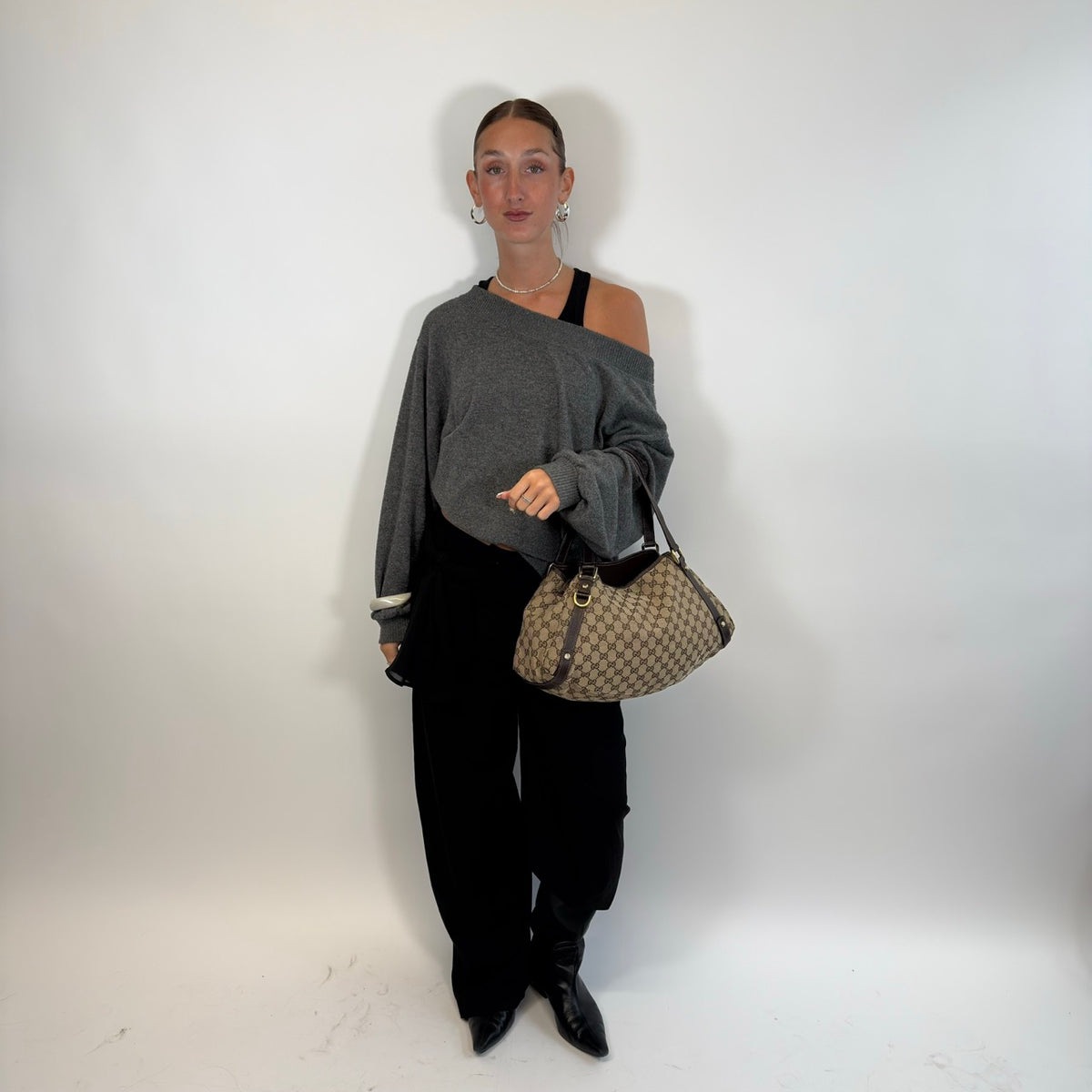 Gucci Shopper Abbey monogram beige