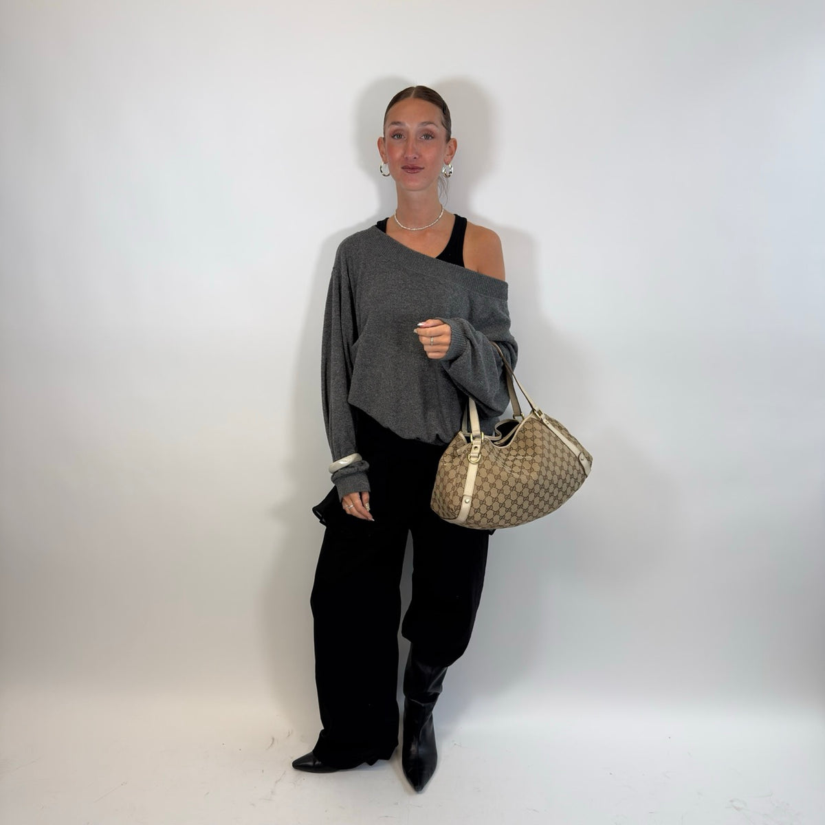Gucci Shopper Abbey monogram beige