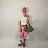 Gucci Shopper Abbey monogram beige – getragen am Model