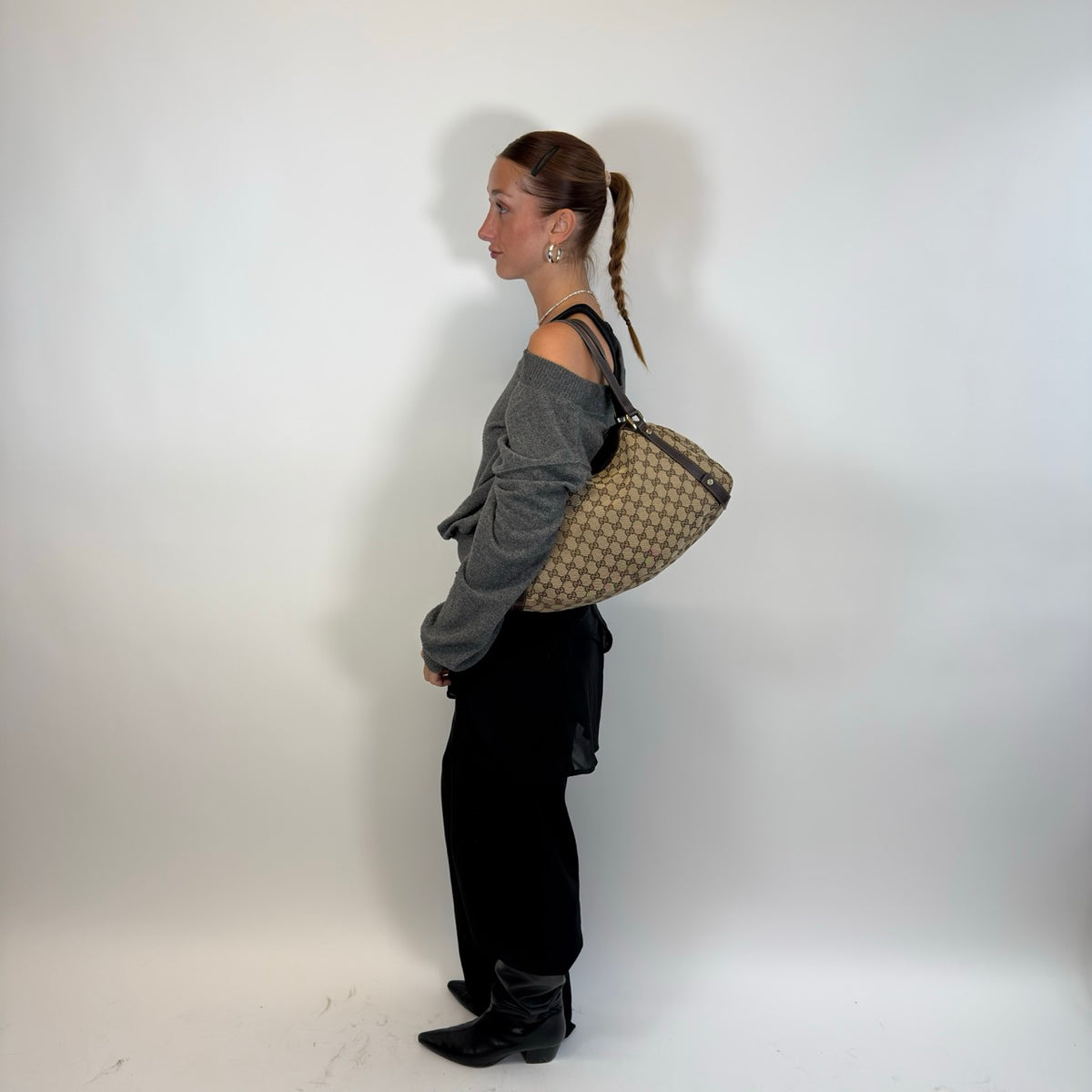 Gucci Shopper Abbey monogram beige