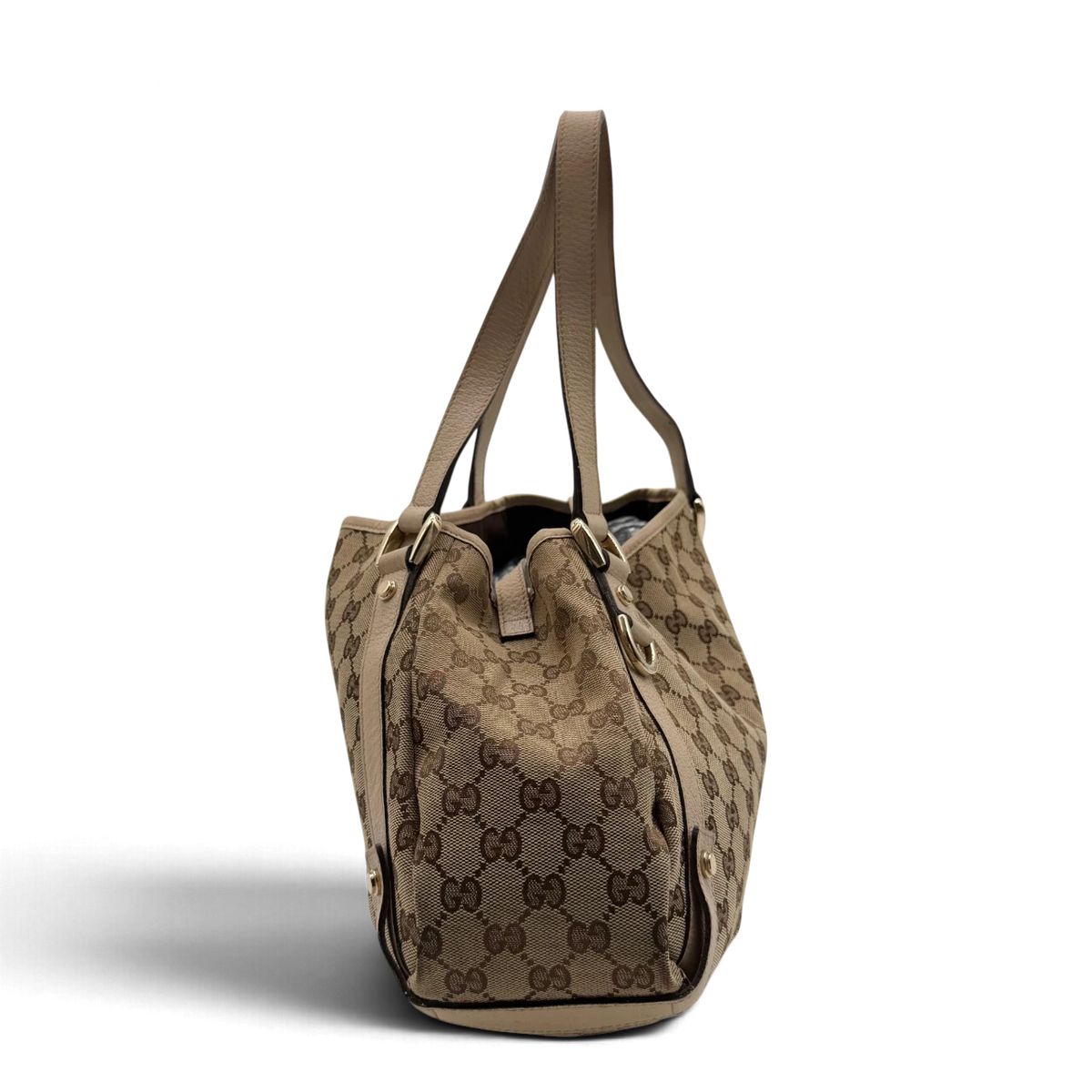 Gucci Shopper Abbey monogram beige – Seitenansicht