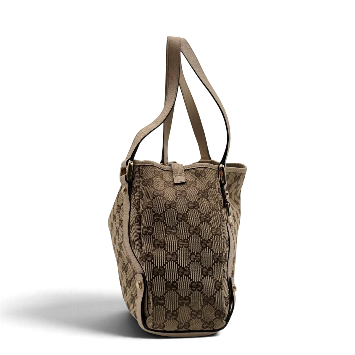 Gucci Shopper Abbey monogram beige – Seitenansicht
