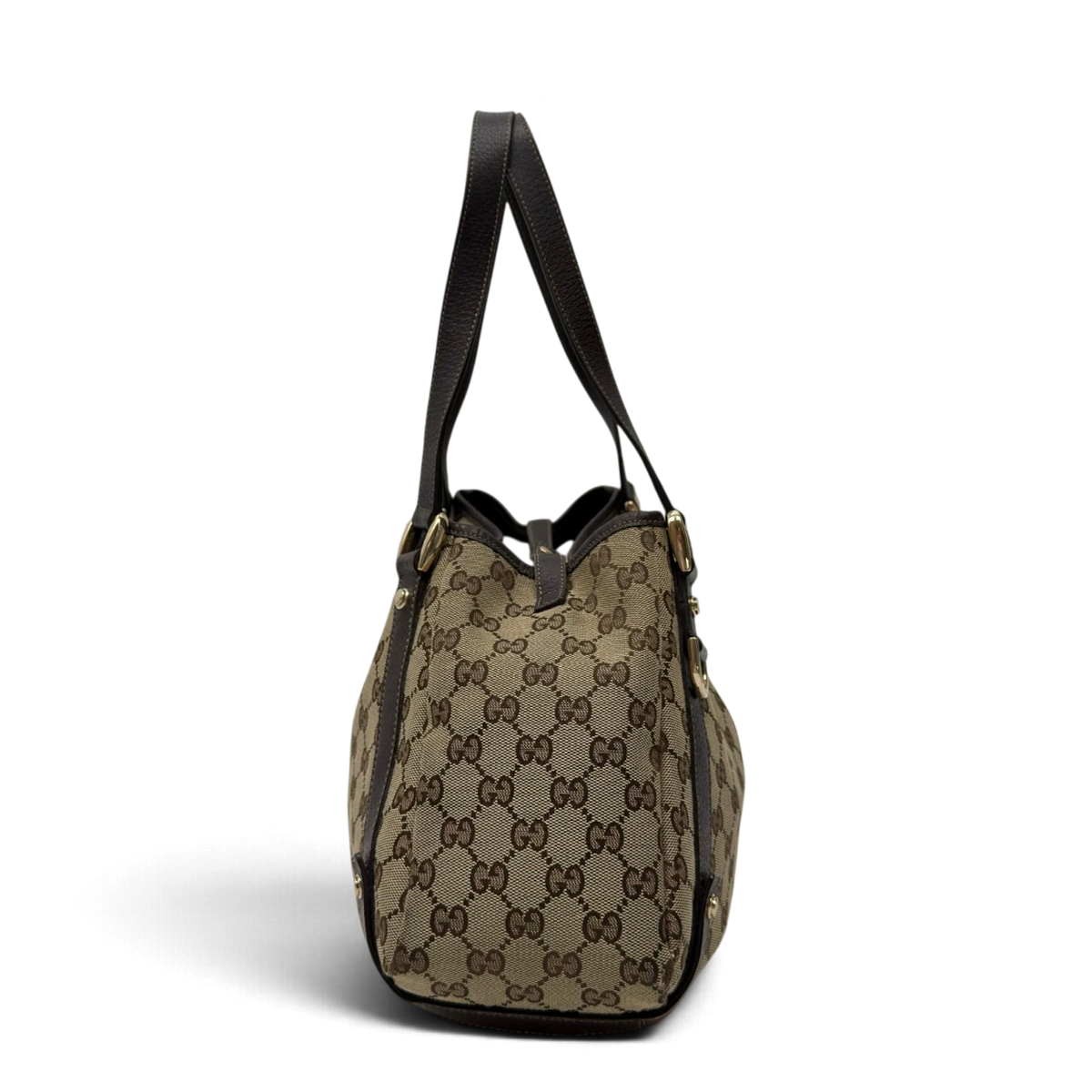 Gucci Shopper Abbey monogram beige – Seitenansicht