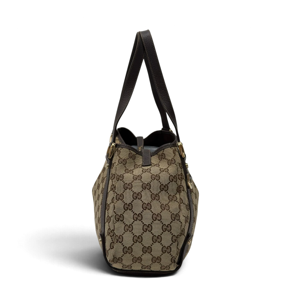 Gucci Shopper Abbey monogram beige – Seitenansicht