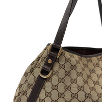 Gucci Shopper Abbey monogram beige – Ecken im Detail