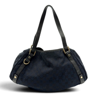 Gucci Shopper Abbey monogram dunkelblau – Gesamtansicht