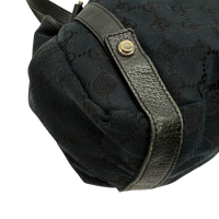 Gucci Shopper Abbey monogram dunkelblau – Ecken im Detail
