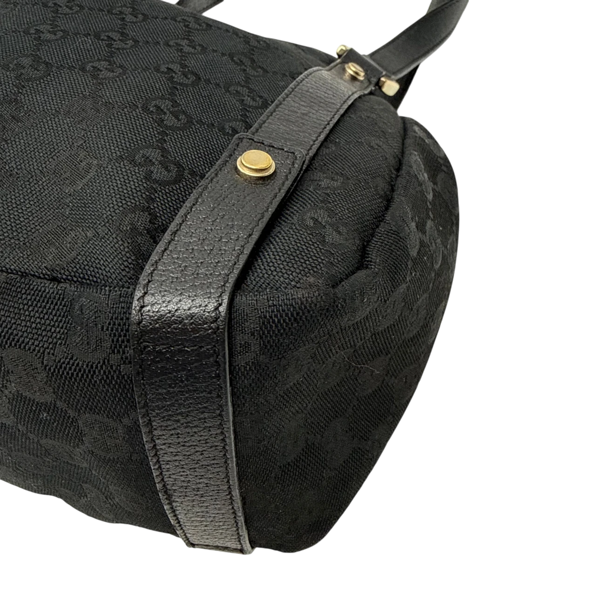 Gucci Shopper Abbey monogram schwarz – Ecken im Detail