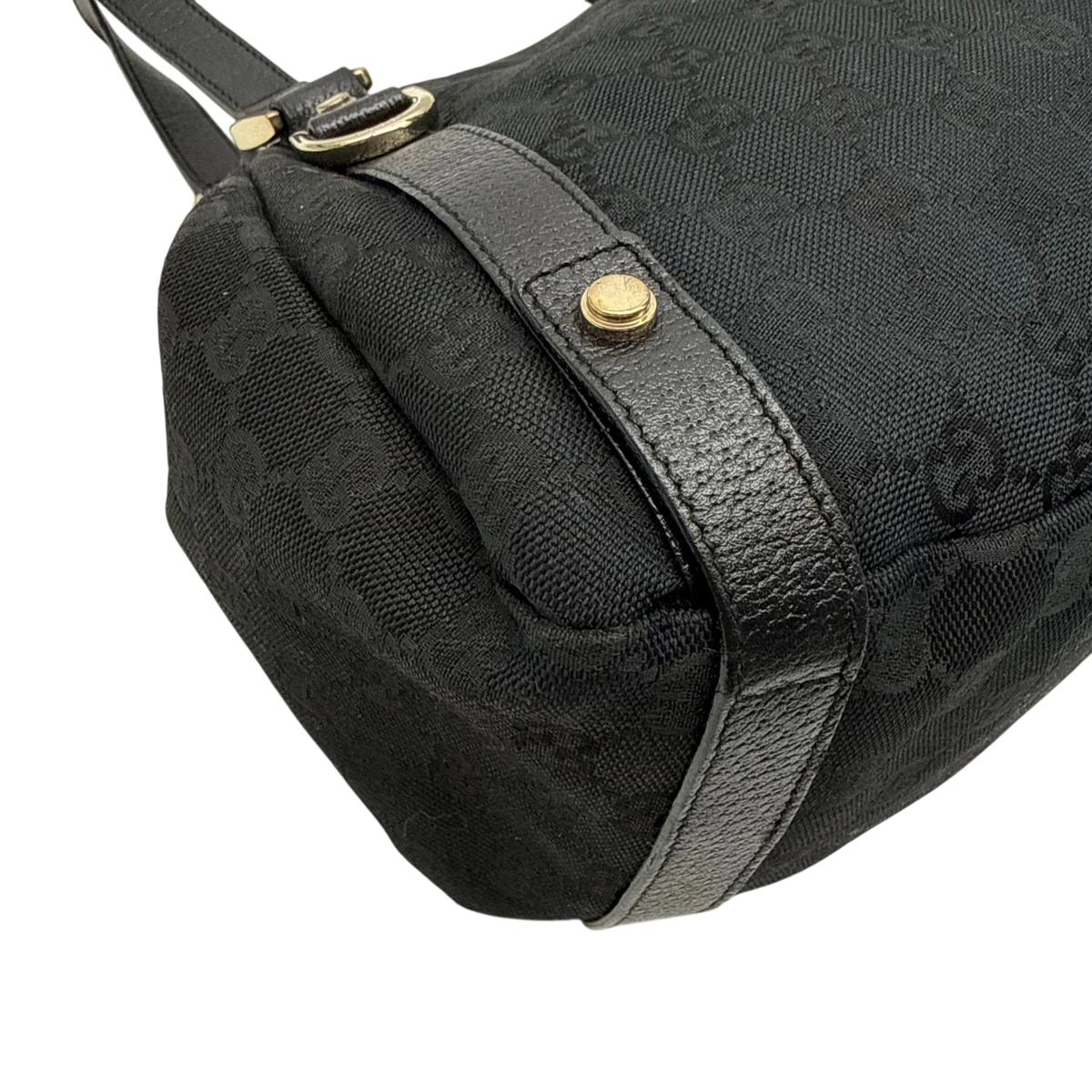 Gucci Shopper Abbey monogram schwarz – Ecken im Detail