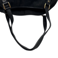 Gucci Shopper Abbey monogram schwarz – Henkel im Detail