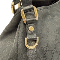 Gucci Shopper Abbey monogram schwarz – Beschläge im Detail