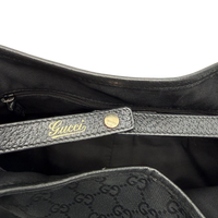 Gucci Shopper Abbey monogram schwarz – Innenetikett im Detail