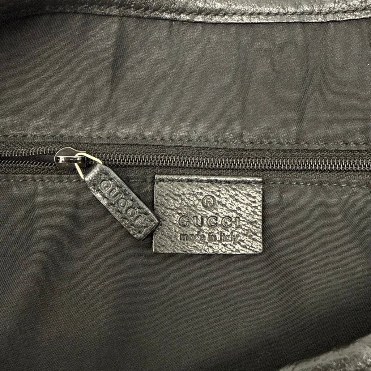 Gucci Shopper Abbey monogram schwarz – Innentasche