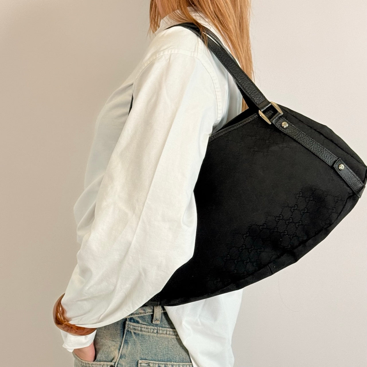 Gucci Shopper Abbey monogram schwarz
