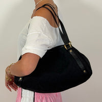 Gucci Shopper Abbey monogram schwarz – getragen am Model
